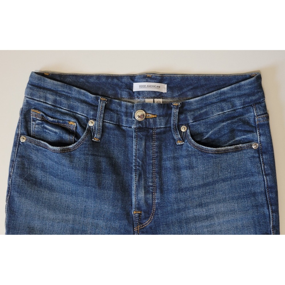 Good American Good Legs Crop Jeans - Picture 4 of 6